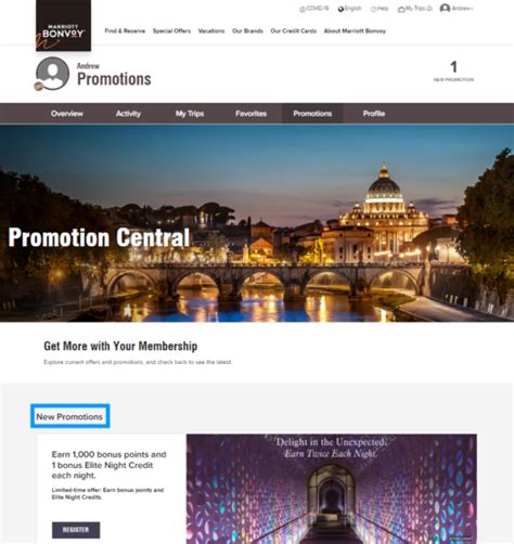 marriott promotion central
